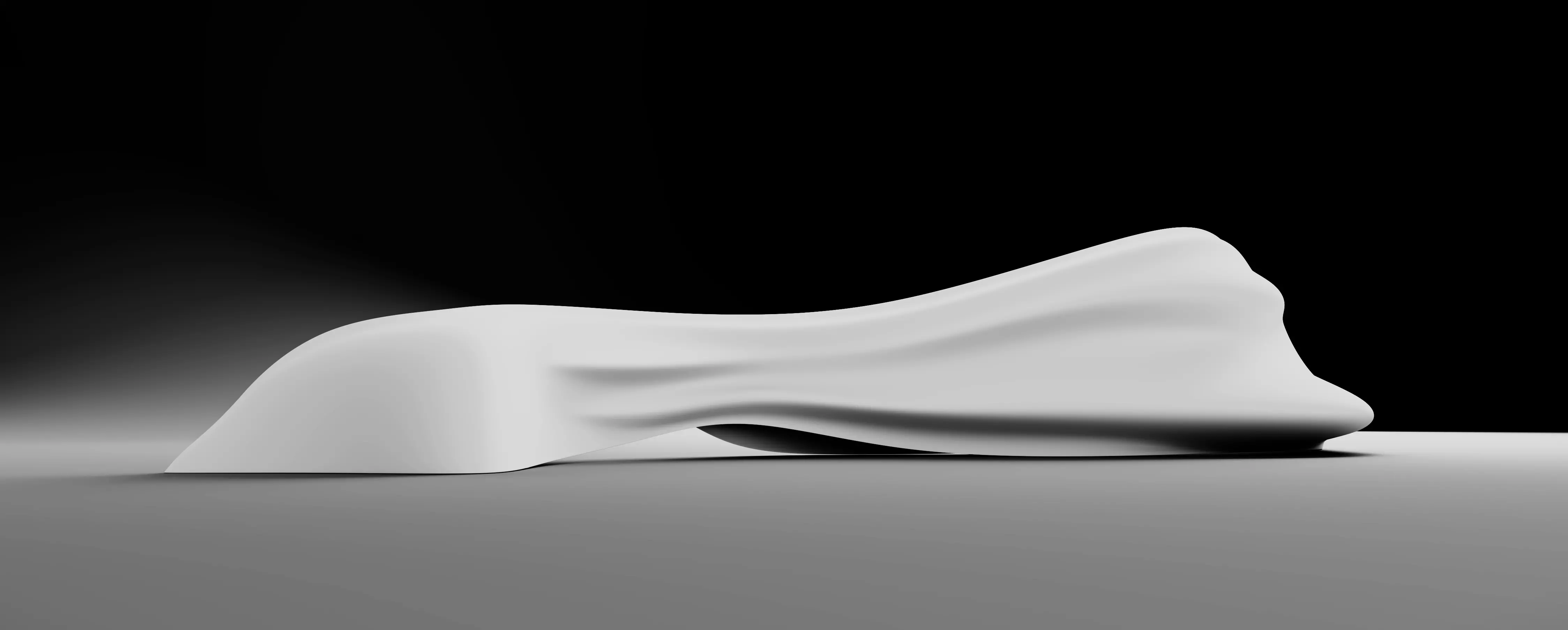 Architecture Shell Building Low-poly 3D model_4