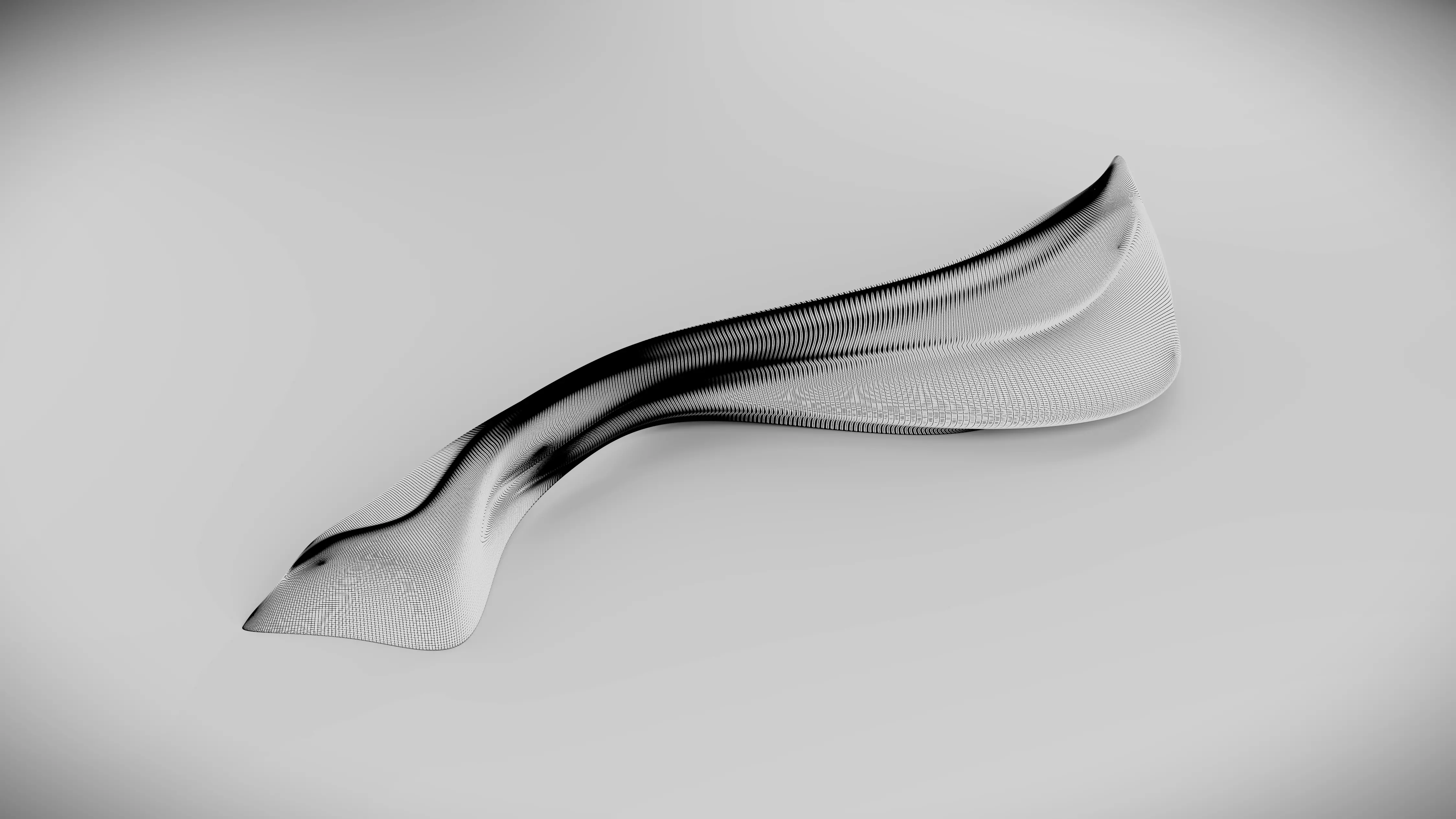 Architecture Shell Building Low-poly 3D model_5