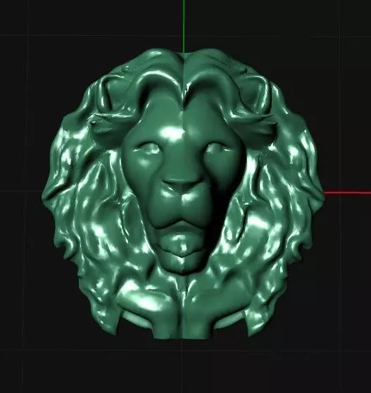 3D Lion  Free 3D print model_3