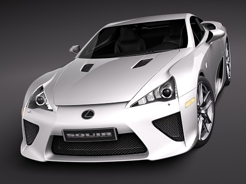 Lexus LFA 3D model_1