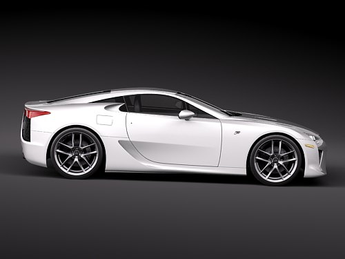 Lexus LFA 3D model_6