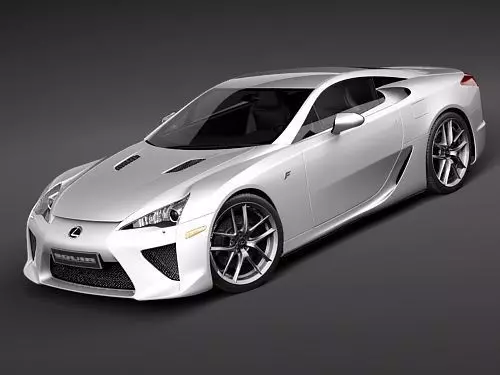 Lexus LFA 3D model_0