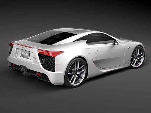 Lexus LFA 3D model_5