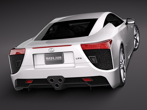 Lexus LFA 3D model_4