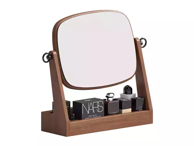 Makeup Mirror Storage Box 3D model