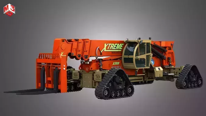 XR50100-G  Xtreme Telehandler 3D model
