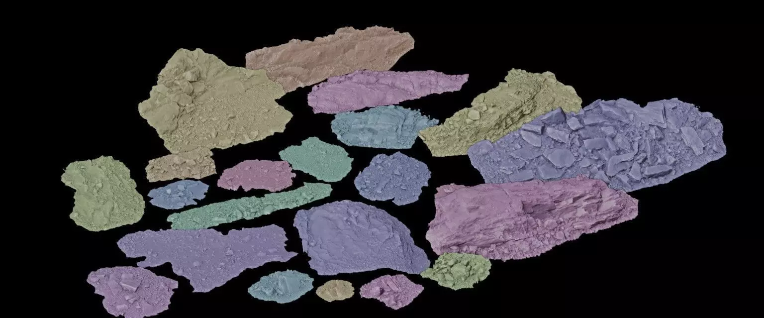 22 Photorealistic 3D Scans Of A Dry Lakebed and Scene 3D model_12