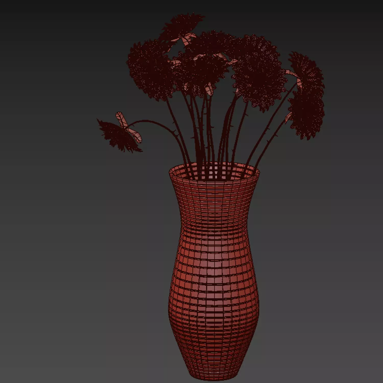 flowerpot 8 3D model_2
