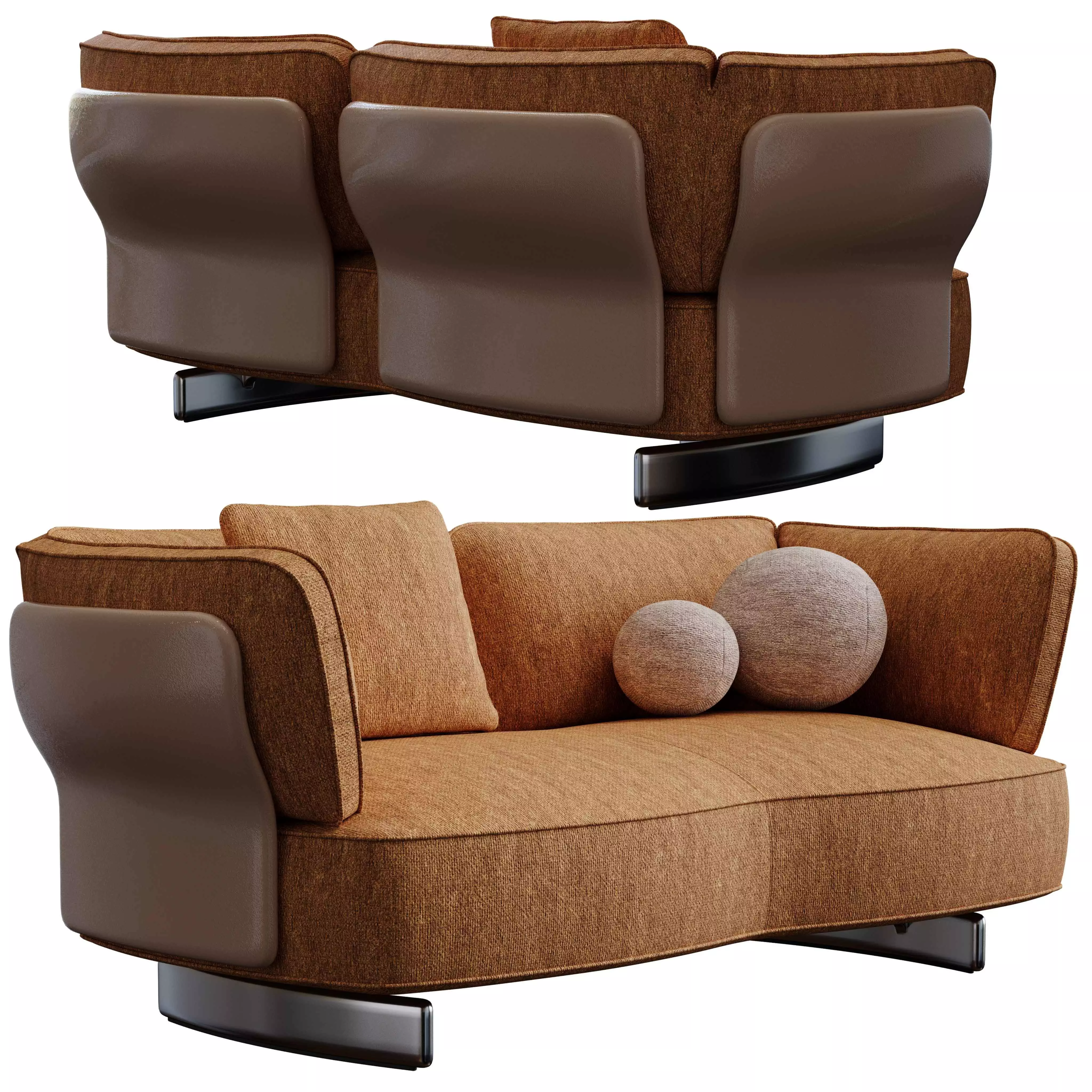 Saki Sofa  3D model_2