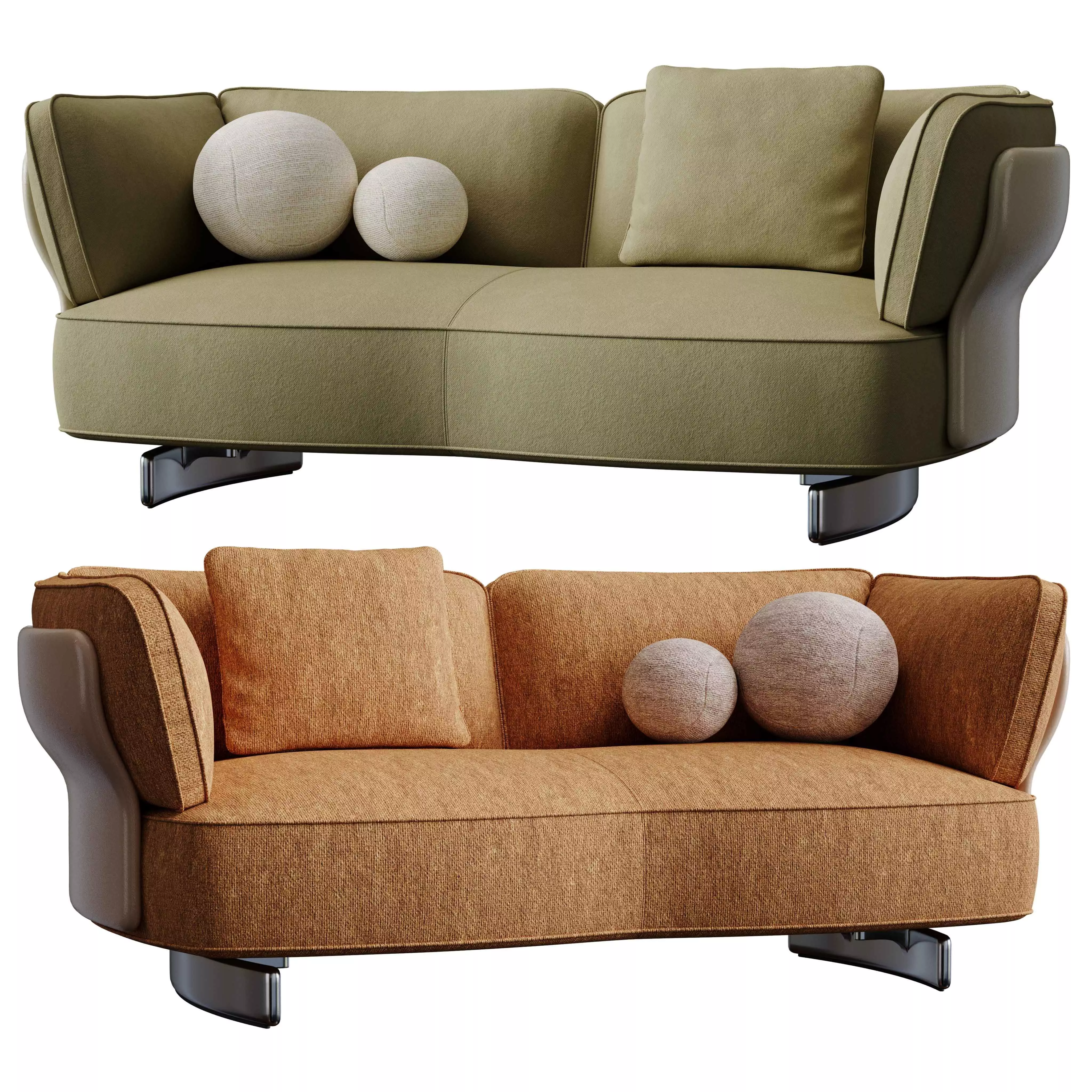 Saki Sofa  3D model_0