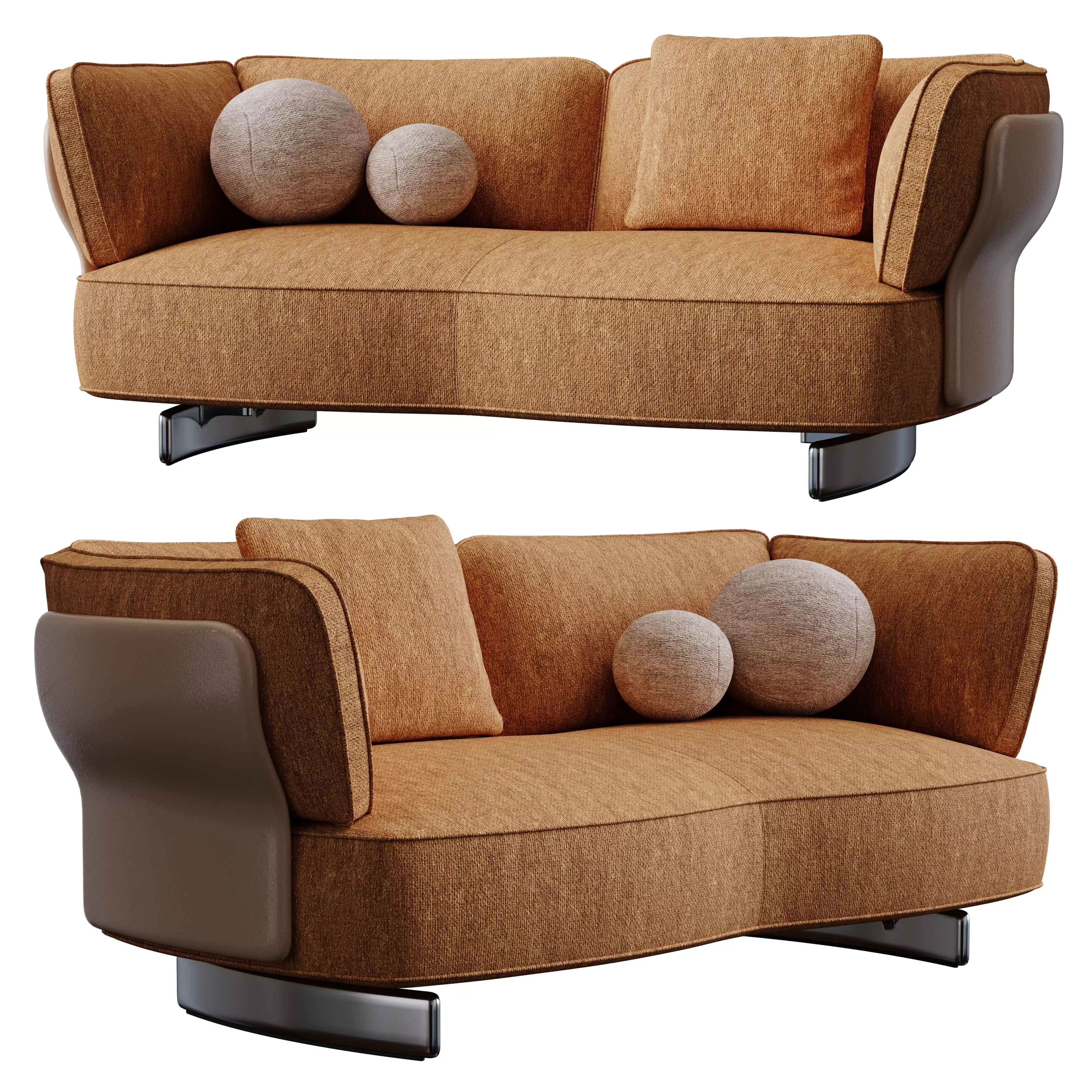 Saki Sofa  3D model_4