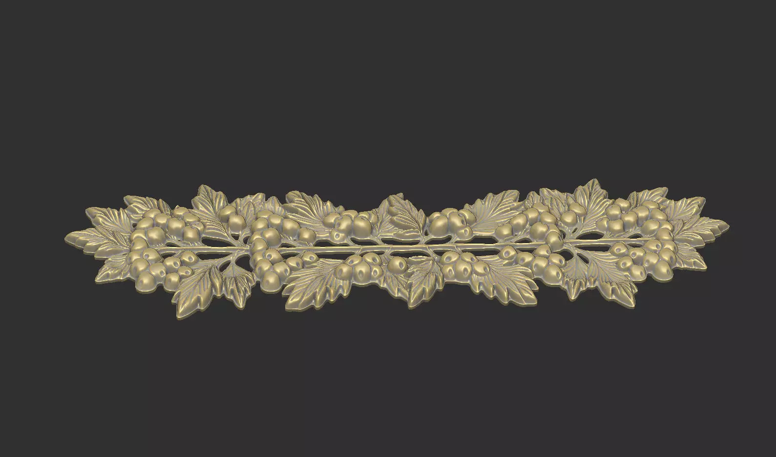 Pattern gothic design special deco ornate carving cnc 3D print model_1