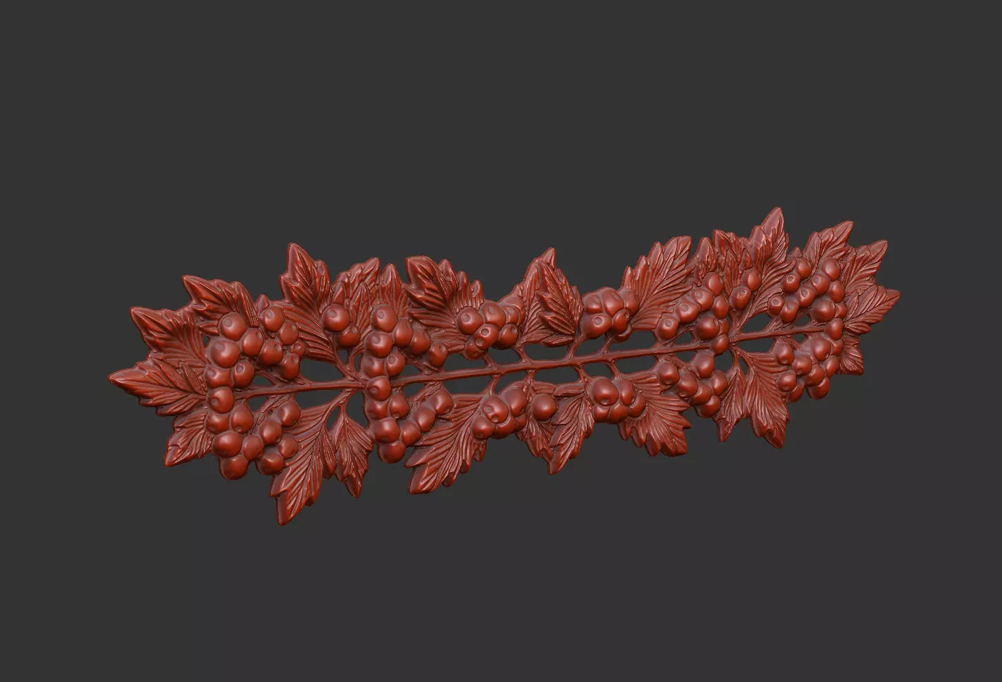 Pattern gothic design special deco ornate carving cnc 3D print model_7