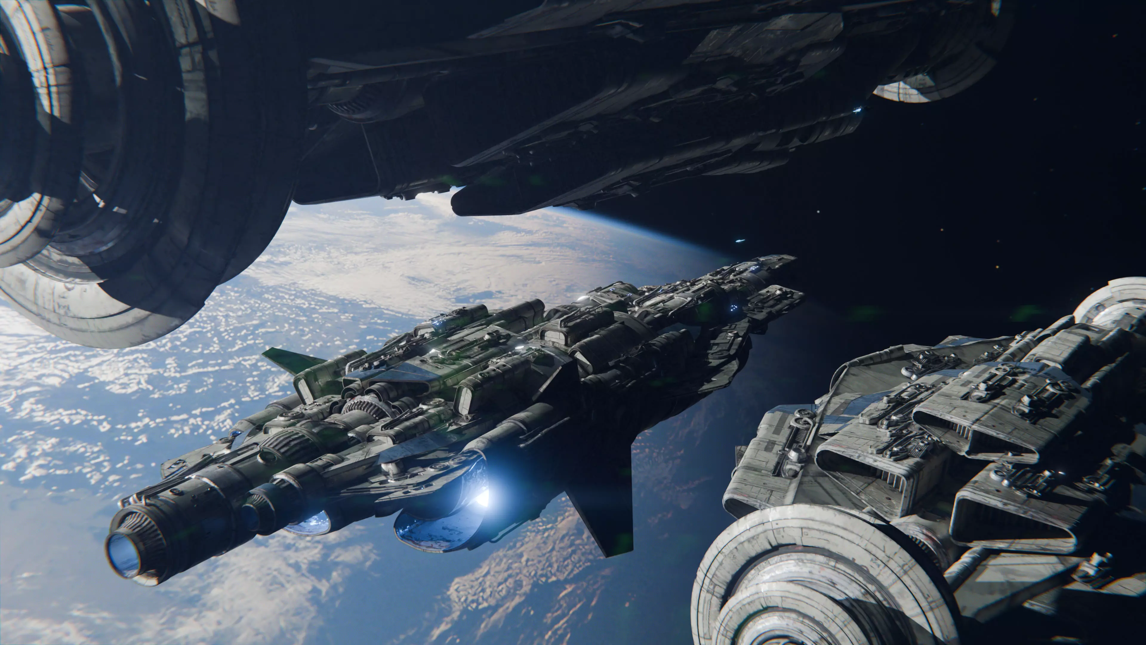 Nebula - Spaceship - 3D Collection - Kitbash Asset Pack Low-poly 3D model_3