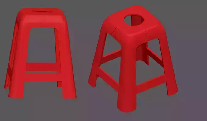 sitting and toy stool