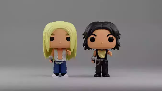 Felix and  Hyunjin  funko pops from kpop boy band Stray Kids