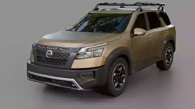 Nissan Pathfinder Rock Creek Edition Rigged 3D model