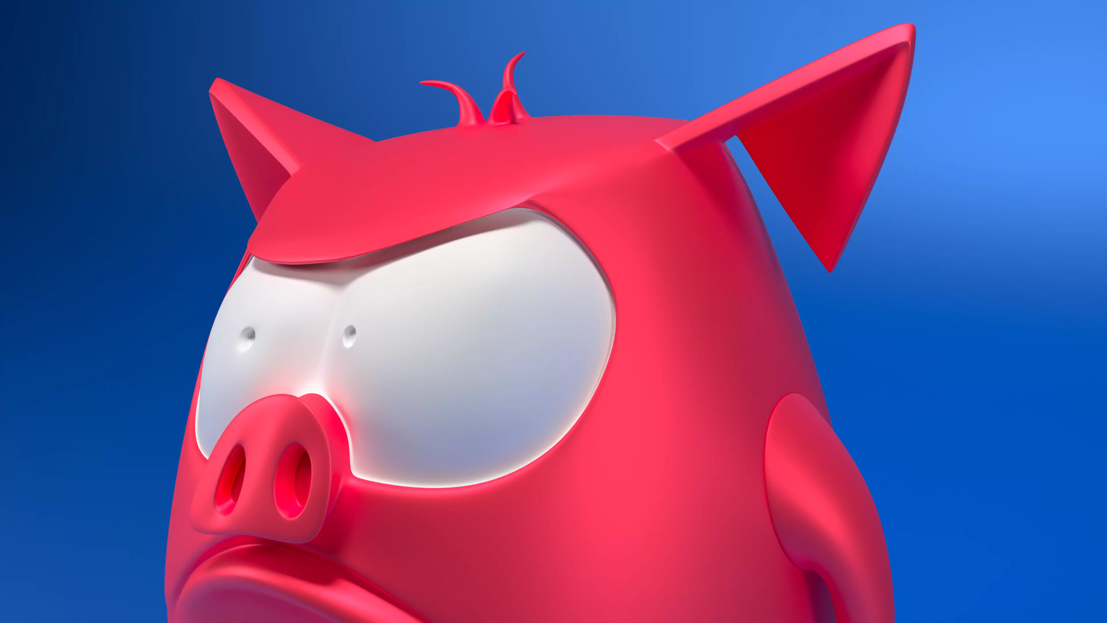 Cartoon Pig 3D print model_4