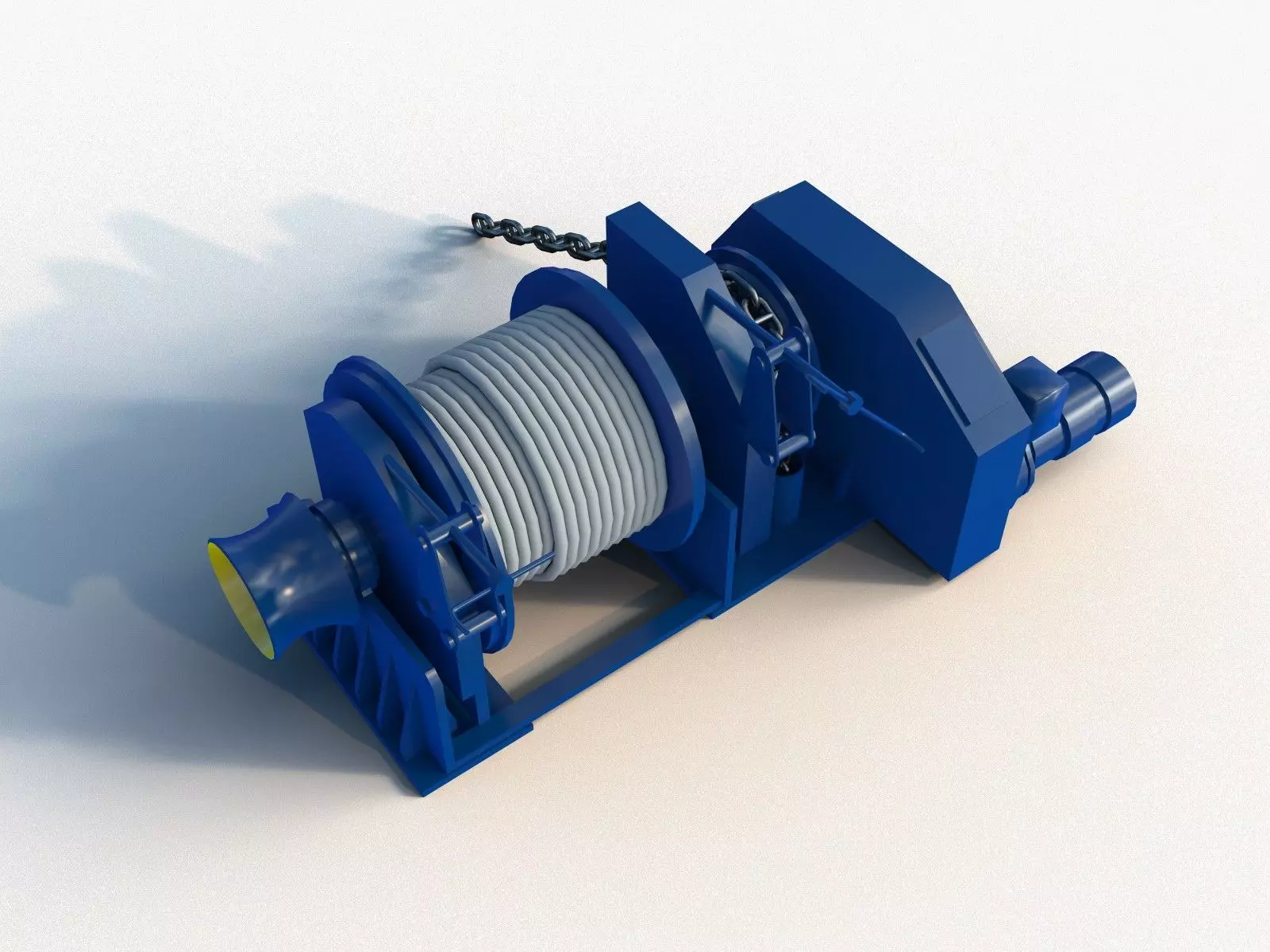 Anchor-Mooring Winch 3D model_2