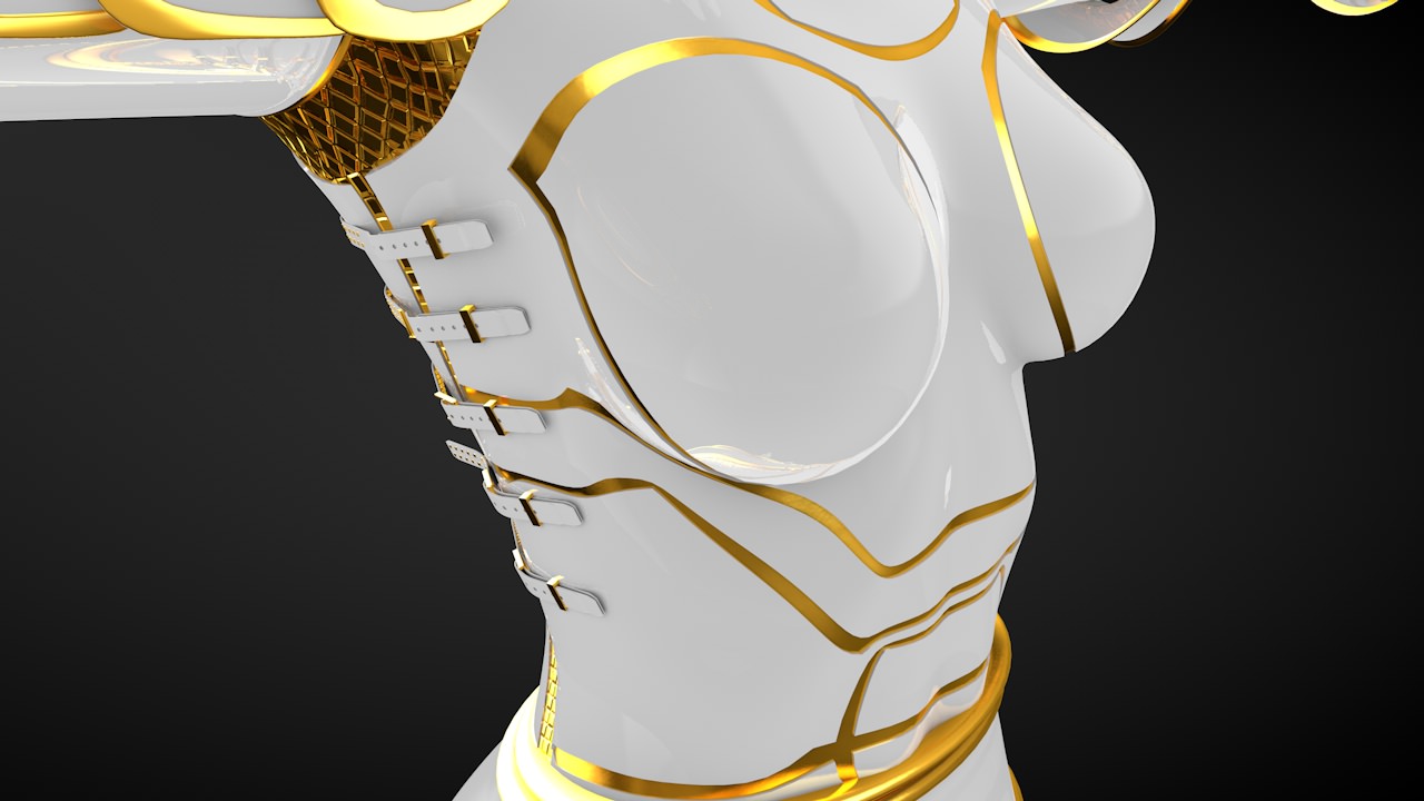 Warrior woman  Free 3D model_19