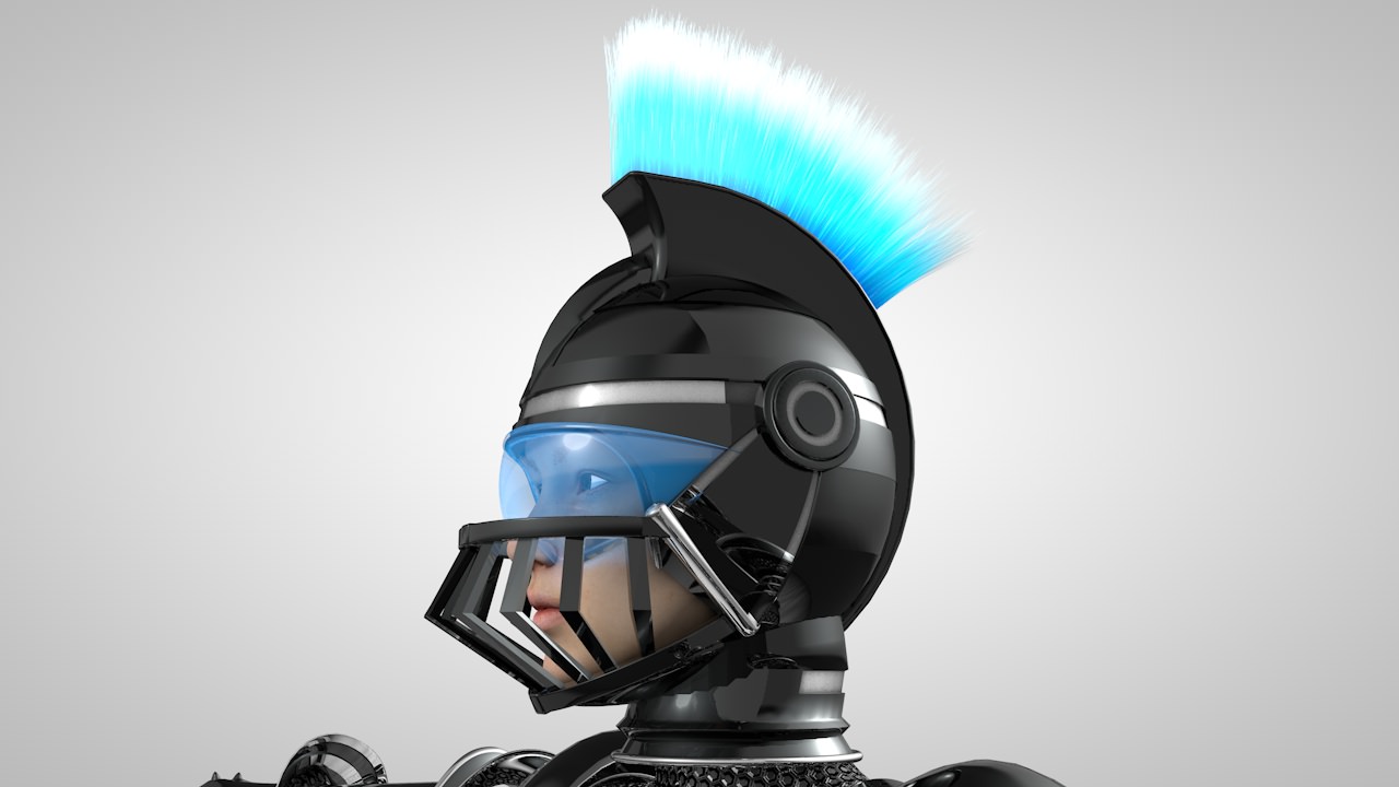 Warrior woman  Free 3D model_21