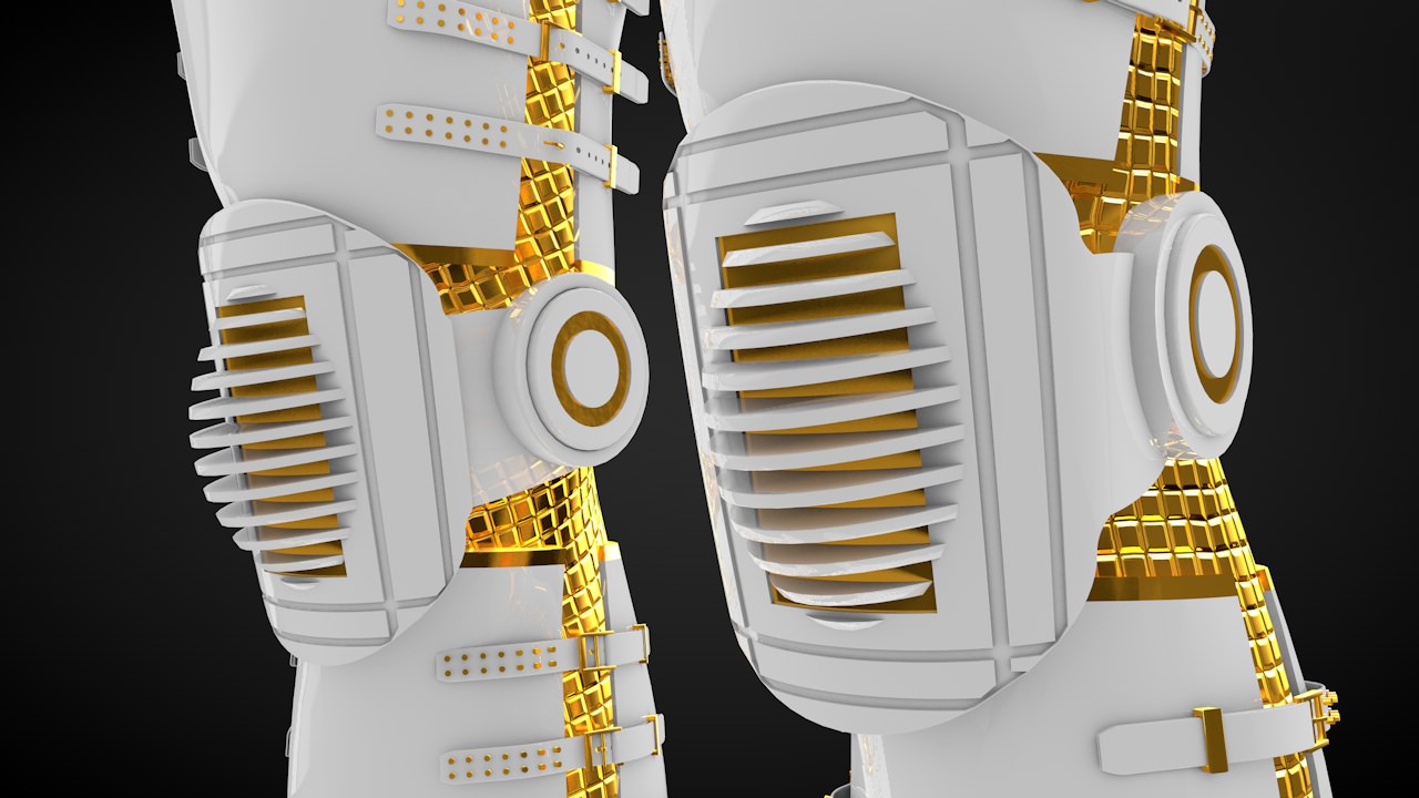 Warrior woman  Free 3D model_17