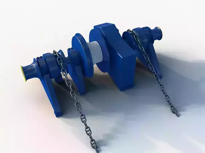 Anchor-Mooring Winch Double