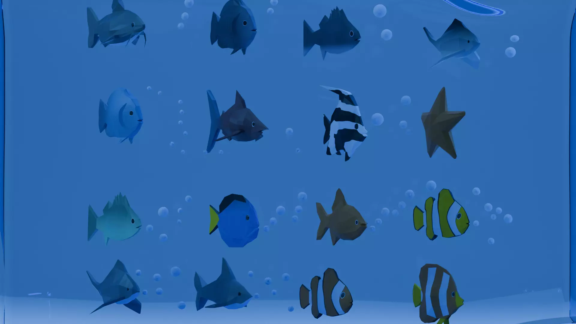 Low Poly Fishes Pack Rigged Low-poly 3D model_1