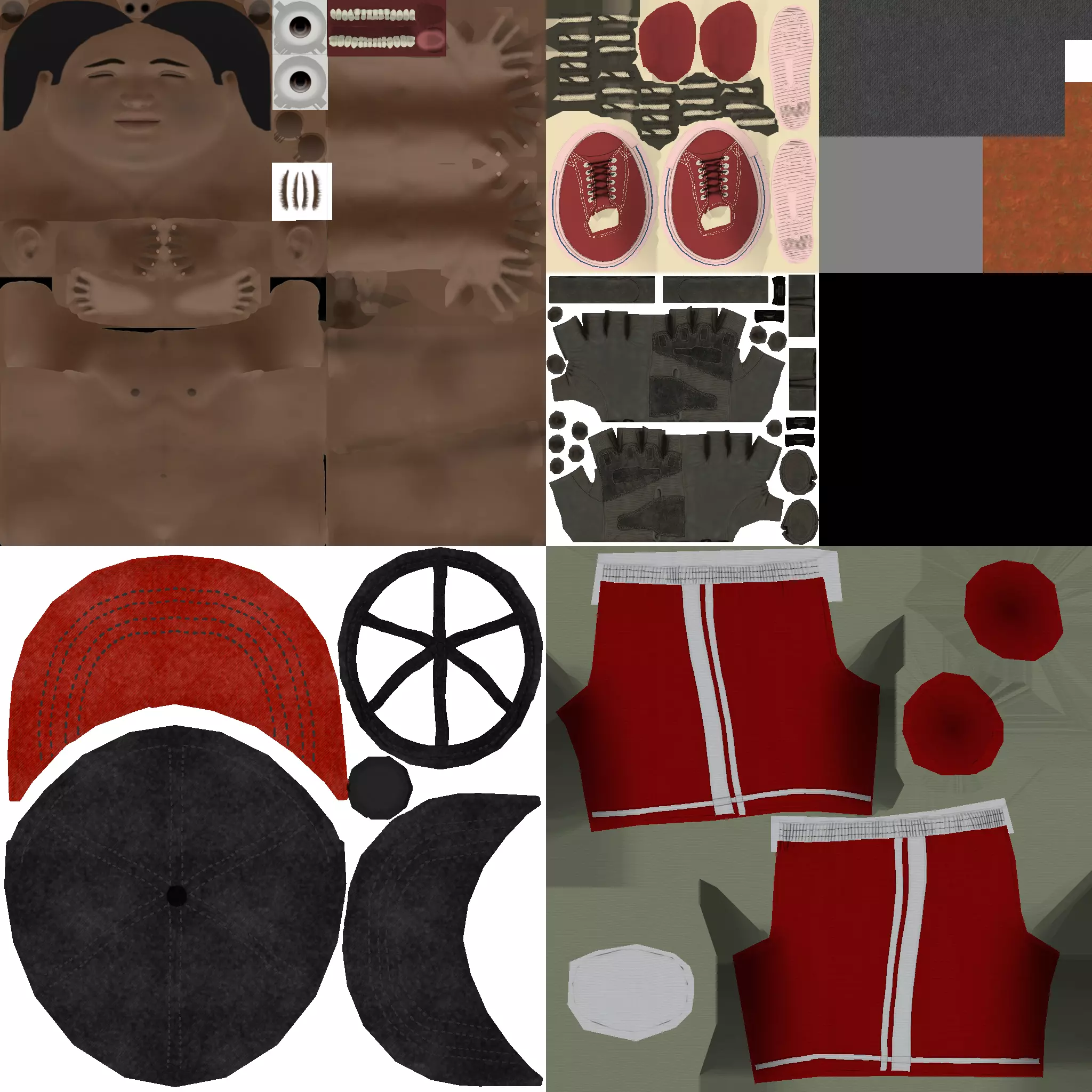 3D Character Model Low Poly Casual Male Game Ready Low-poly 3D model_14