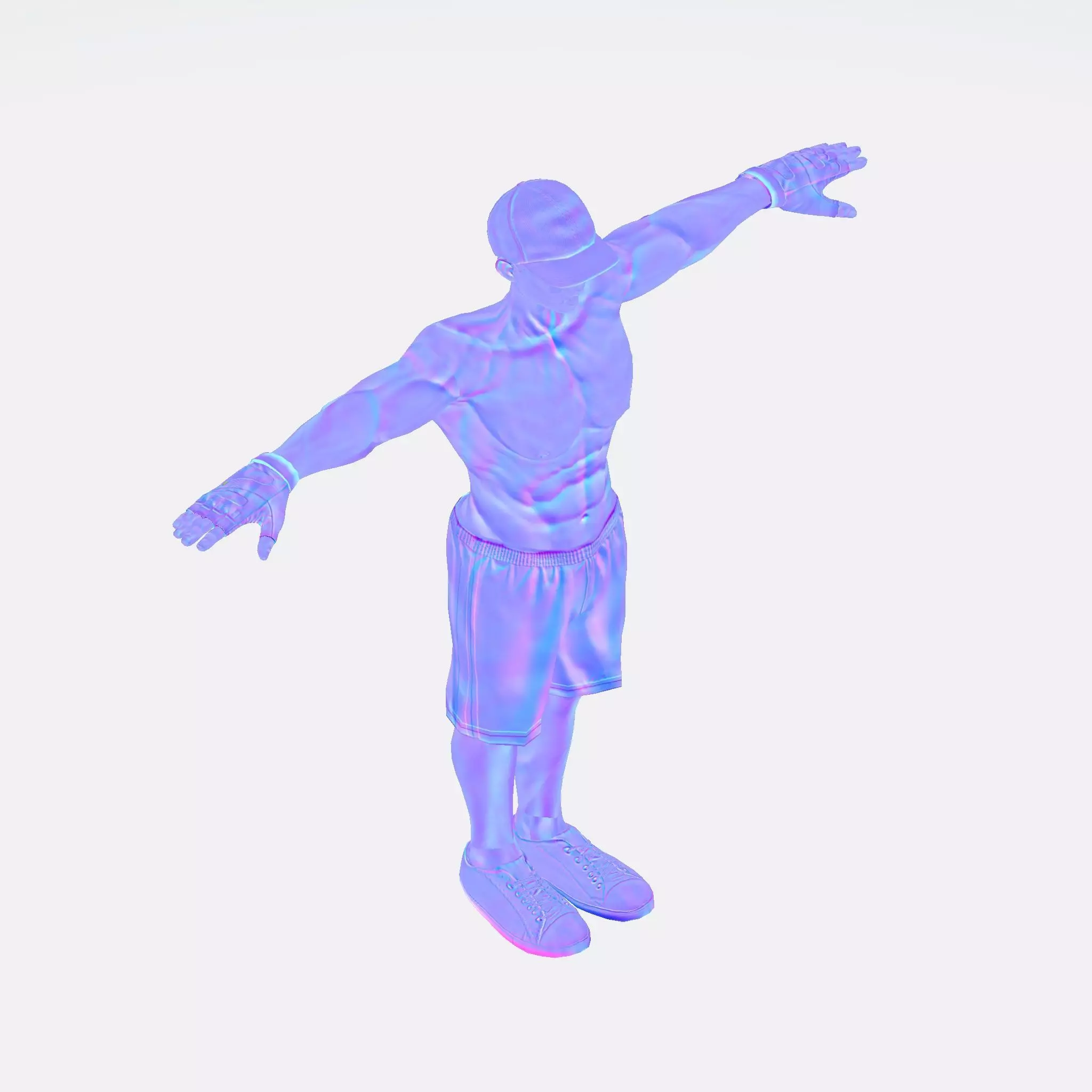 3D Character Model Low Poly Casual Male Game Ready Low-poly 3D model_12