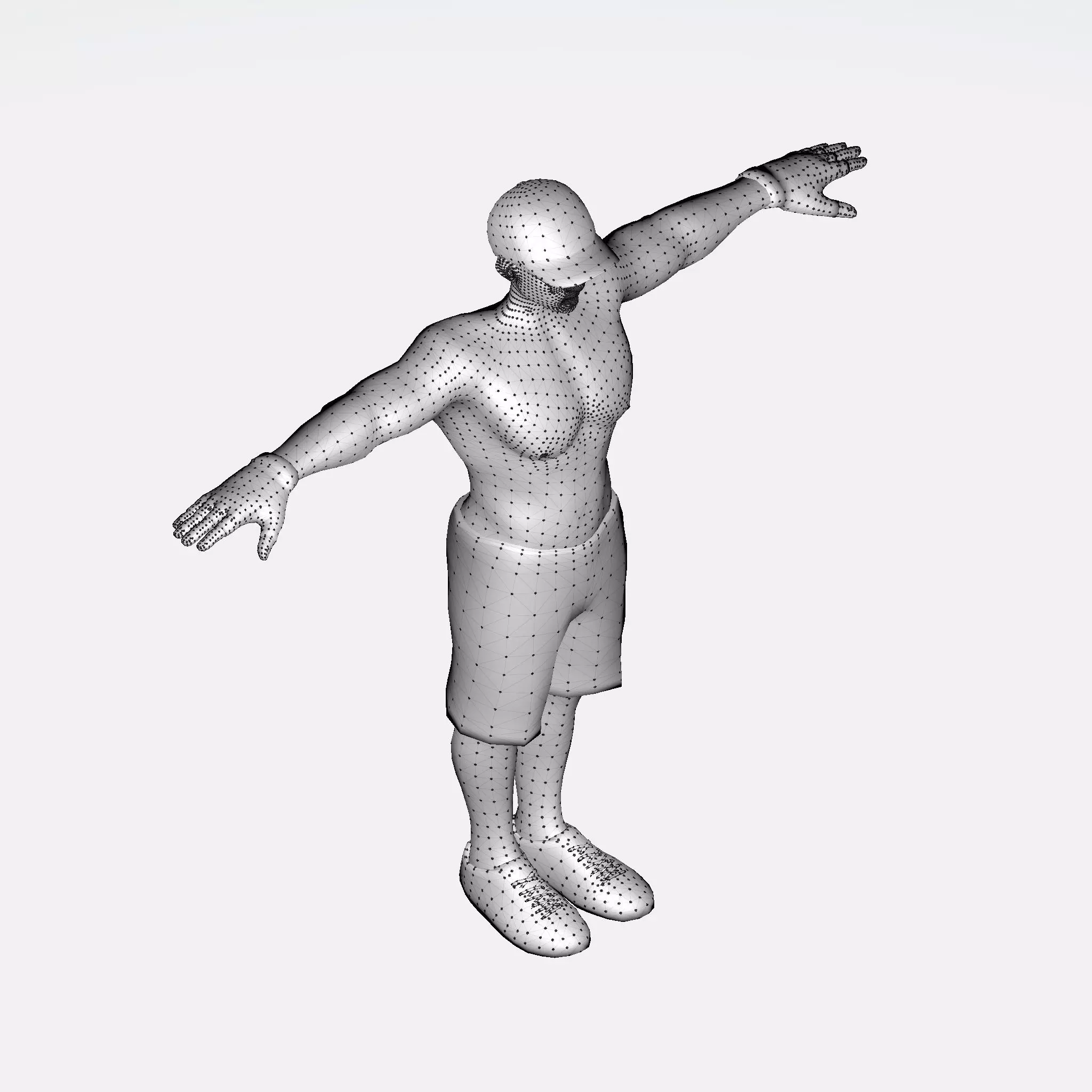 3D Character Model Low Poly Casual Male Game Ready Low-poly 3D model_5