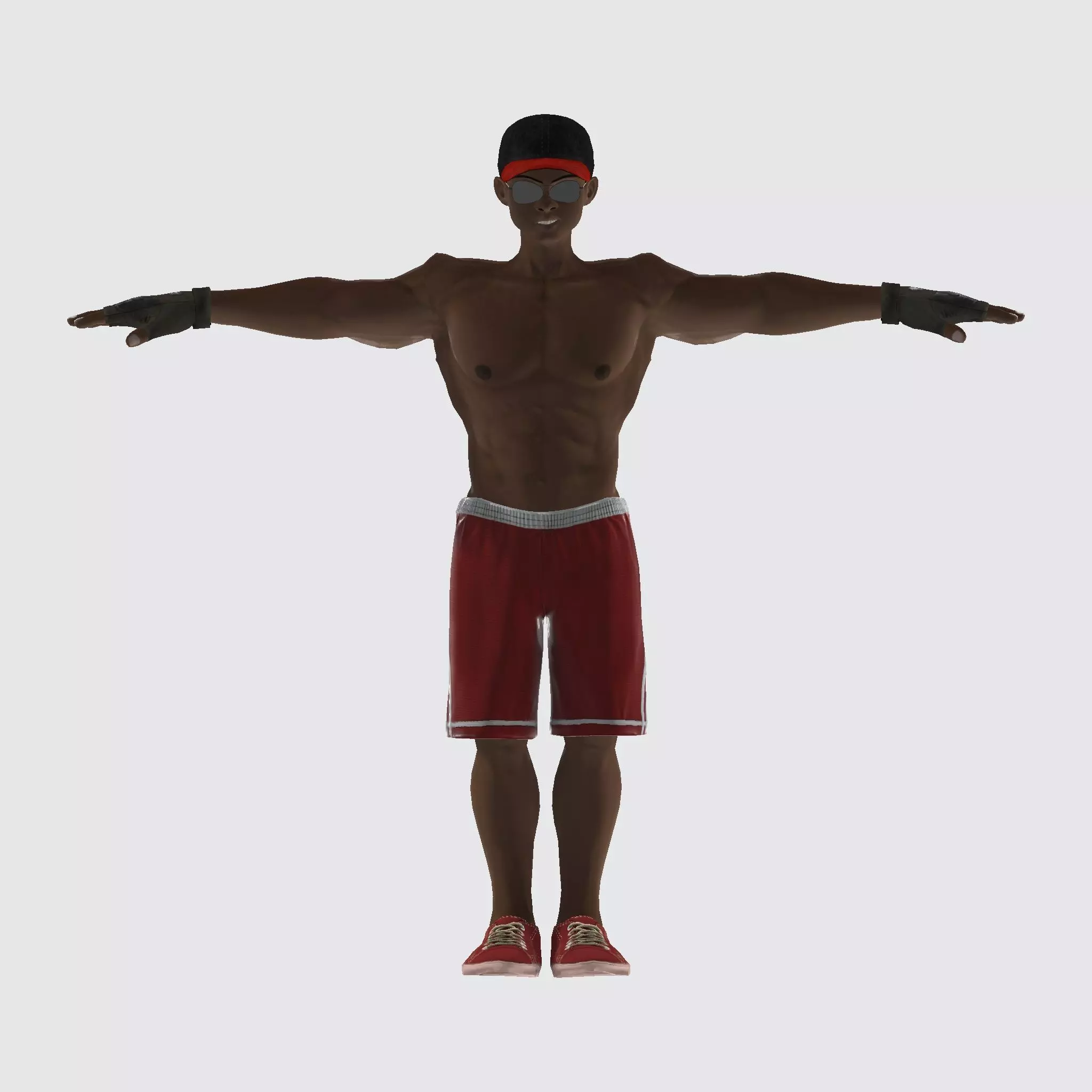 3D Character Model Low Poly Casual Male Game Ready Low-poly 3D model_4