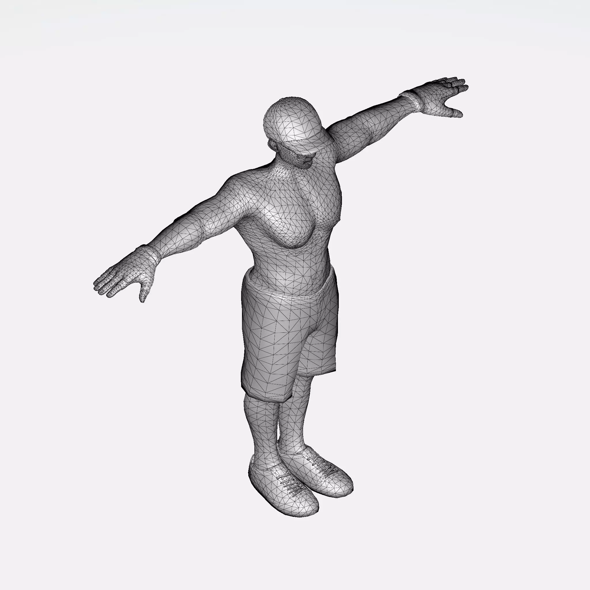 3D Character Model Low Poly Casual Male Game Ready Low-poly 3D model_6