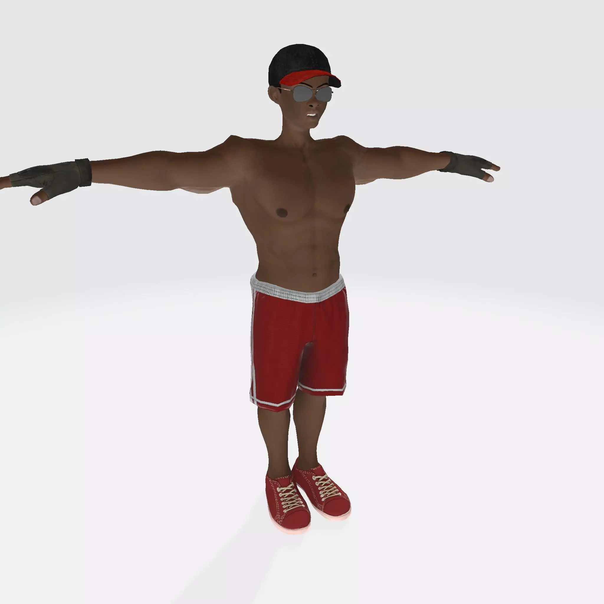 3D Character Model Low Poly Casual Male Game Ready Low-poly 3D model_2