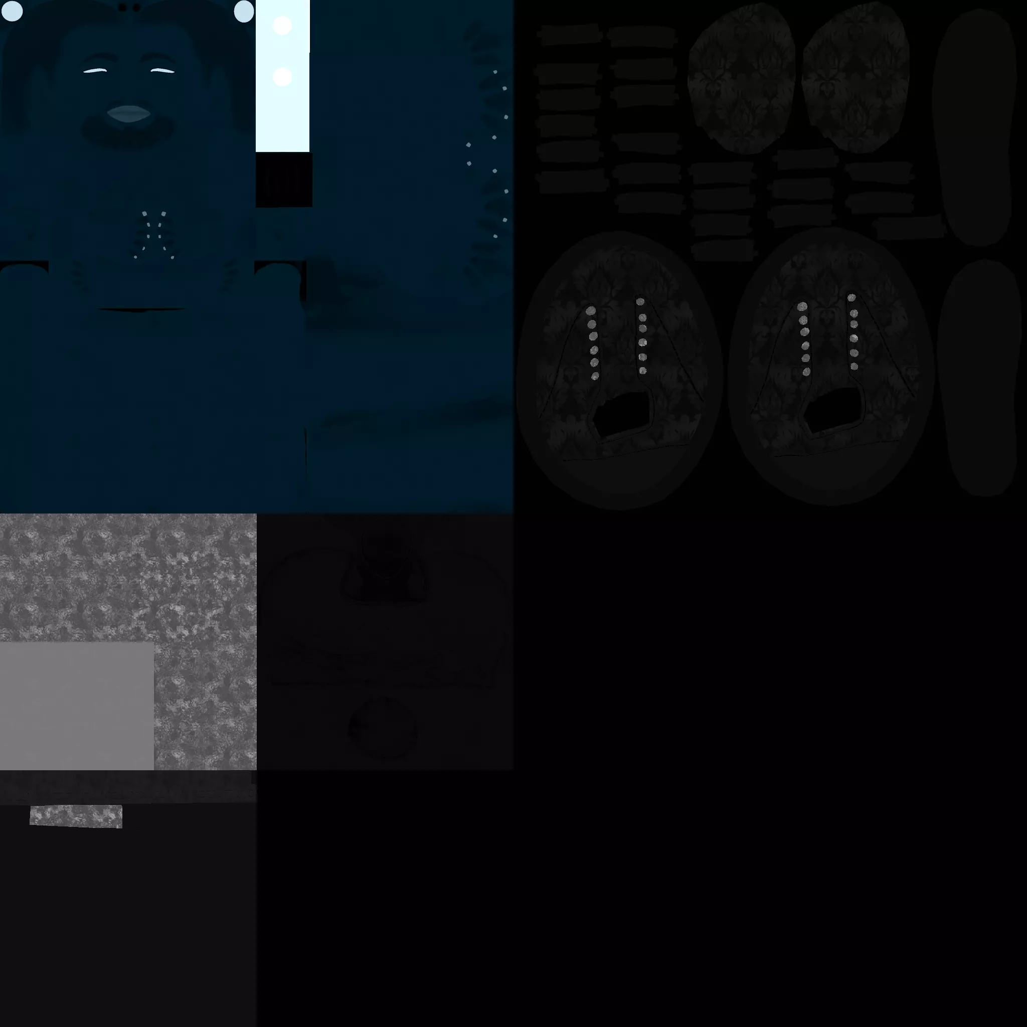 3D Character Model  Rigged Muscular Male Game Ready 3D model_9