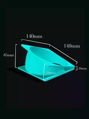 Right PC Fan Vent 120mm
