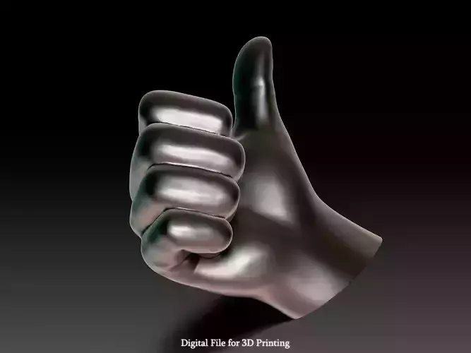 Hanger Thumbs Up made for 3D Printing
