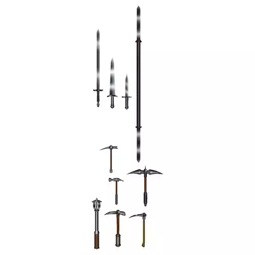 Melee Weapons Pack 5