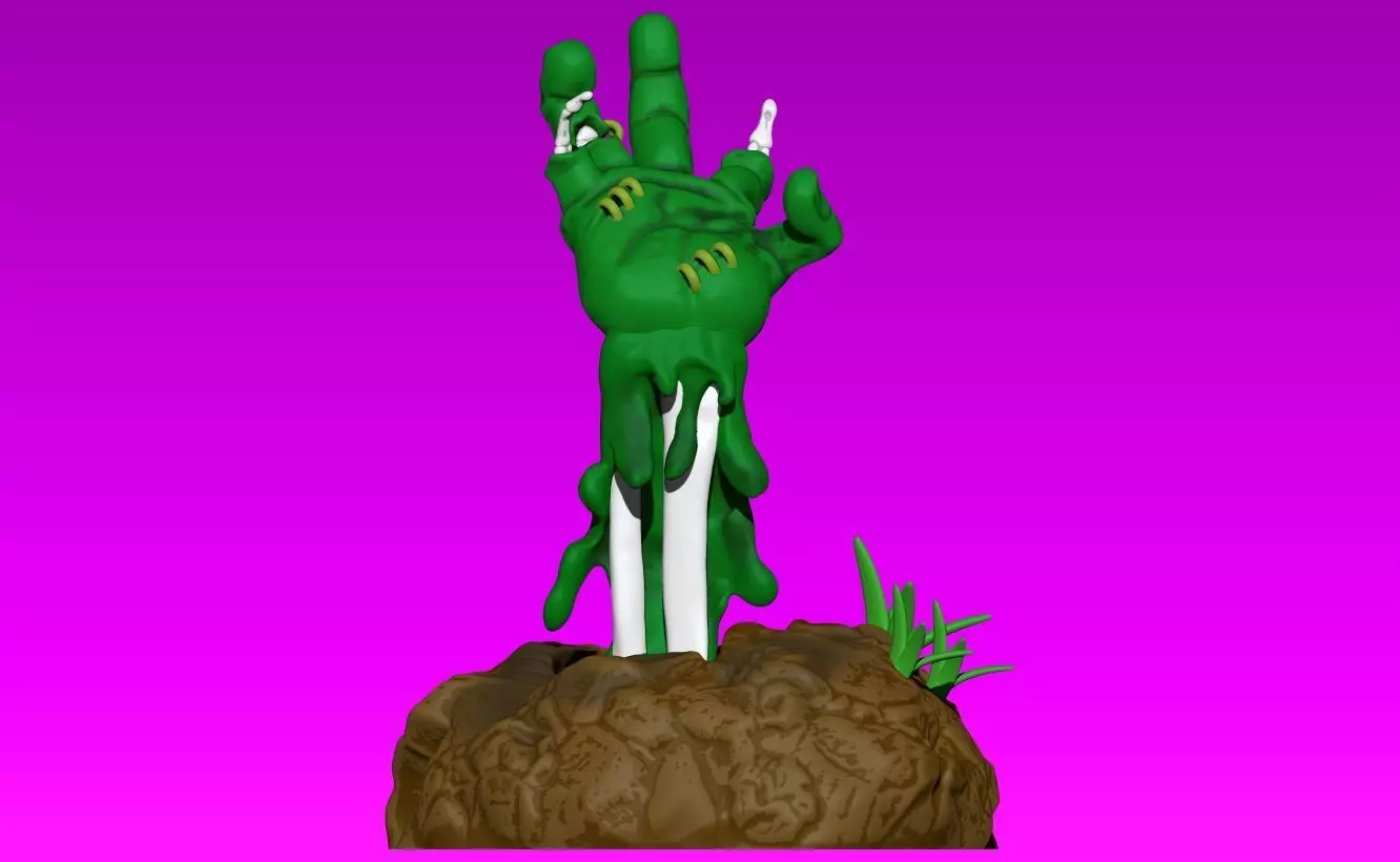 brazo zombie 3D print model