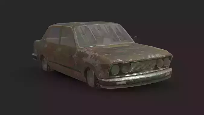 Abandoned Car - Fiat 132