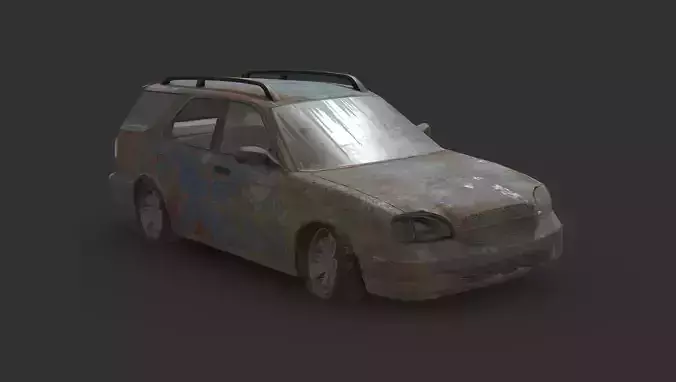 Abandoned Car - Suzuki Baleno Kombi