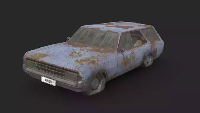 Abandoned Car - Opel Rekord Caravan