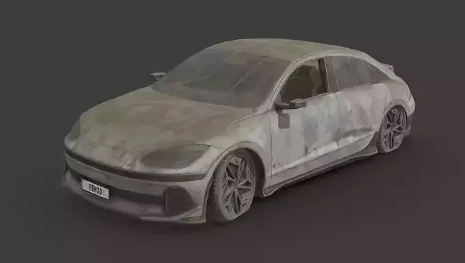 044 Abandoned Car - Hyundai IONIQ 6