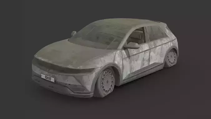 047 Abandoned Car - Hyundai IONIQ 5