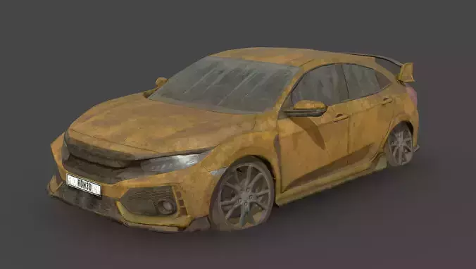 Abandoned Car - Honda Civic Type-R