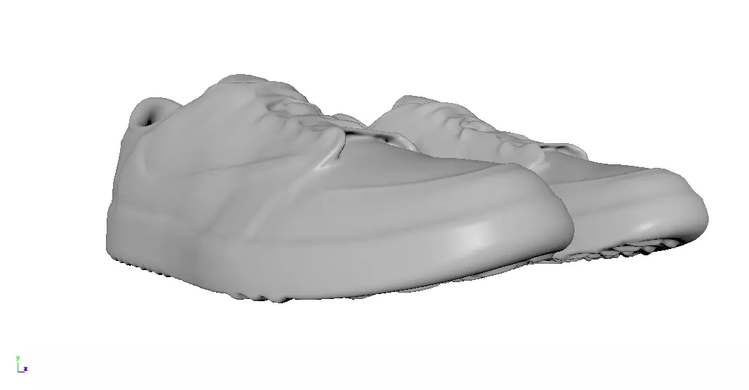 Travis Scott x Nike Air Joradn 1 Dunk low Golf Low-poly 3D model_9