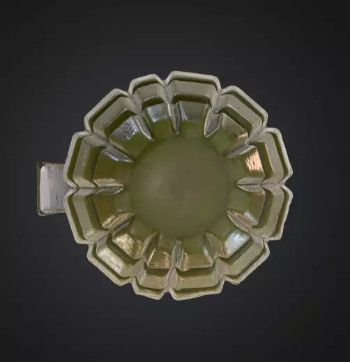 Fragmentation Grenade Low-poly 3D model_9
