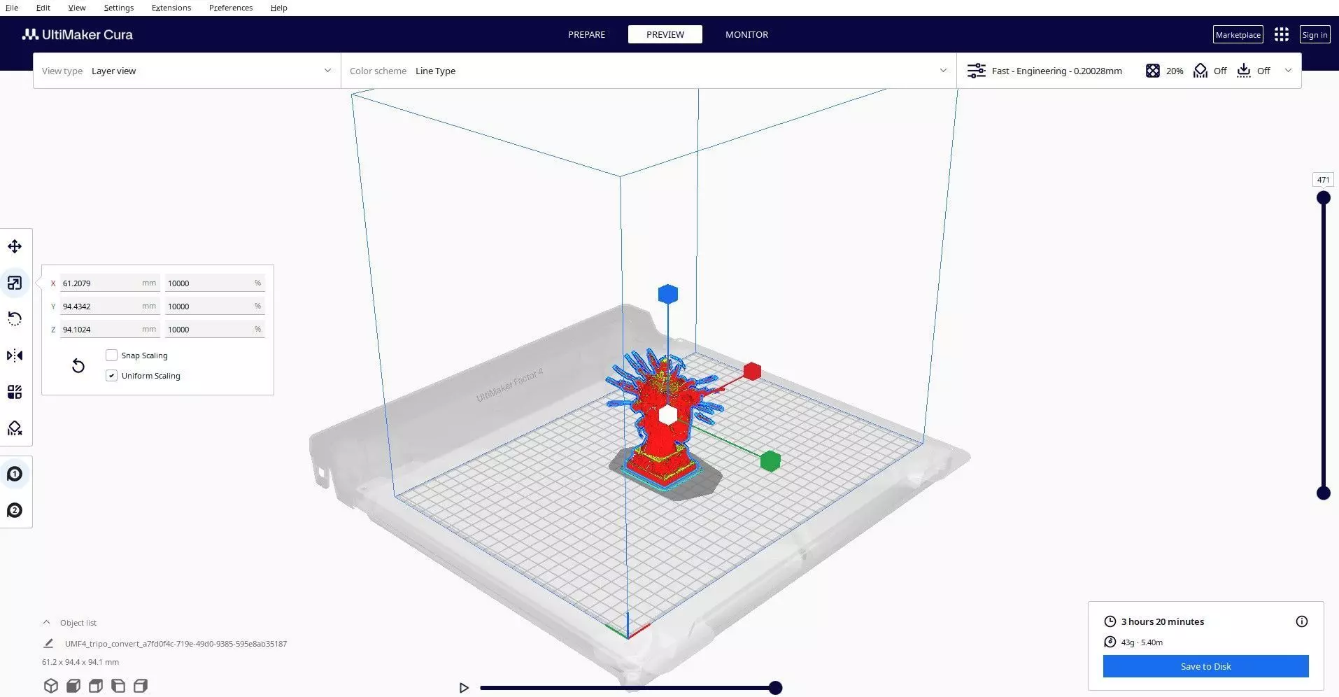 Cyberpunk Neural Head Sculpture 3D print model_6