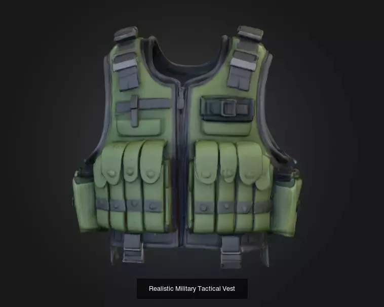 Tactical Military 3D Asset Pack 3D Model Collection_0