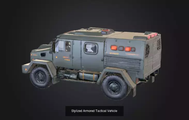 Tactical Military 3D Asset Pack 3D Model Collection_7